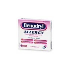 Benadryl Allergy Relief, Kapseals - 24 count