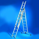 Hailo Kombileiter 2 X 9 + 1 X 8 Sprossen 9309 - 501