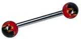 Red Flame Tongue Barbell
