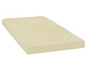 Kinzler 100/200 cm beige Mikrofaser Fleece Spannbetttuch uni