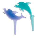 Dolphin Cupcake Picks - Set of 12