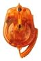 Technocel Hands Free Ear Bud - Retractable - Orange, Universal