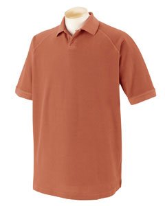 Desert Wash Men's Short Sleeve Pique Polo Shirt DW210