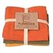 Now Designs Set of 3 Floursack Towels, Olive Series