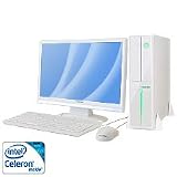 FRONTIER[ フロンティア ] Sシリーズ 18.5型液晶付きスリム白モデル FRS2671/18M Celeron G41 250GB HDD 2GB RAM DVDスーパーマルチ
