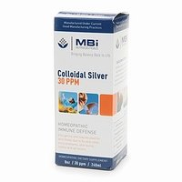 MBi Nutraceuticals Homeopathic Colloidal Silver 30 PPM 8 fl oz (240 ml)