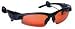 Sunglasses with spy 1.3 Miga pixel camera, MP3 player, 2 GB usb drive