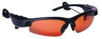 Sunglasses with spy 1.3 Miga pixel camera, MP3 player, 2 GB usb drive