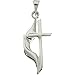 14K Yellow Gold Methodist Cross Pendant