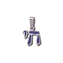 Necklace - Sterling Silver Cobalt Chai