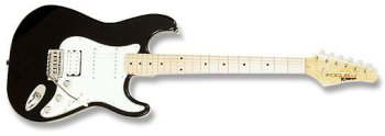 MusicalInstruments: Kramer Focus VT 211S Fatboy Standard Electric Guitar ,Ebony