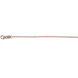 14k Rose Gold 1.5mm Cable Chain Necklace - 30 Inch - JewelryWeb