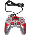 USB 2.0 PC Dual Double Shock Controller(Red & Silver) for Fujitsu tablet