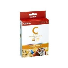 Canon Original Easy Photo Pack E-C25 (25 Credit Card size prints) for SELPHY ES Series