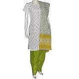 Shalwar Kamiz Printed Embroidered Cotton Multicolored Size S
