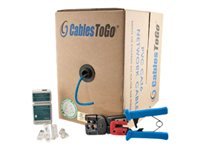 Cables To Go 43110 Cat6 Network Installation Kit with 500ft Cable Cables To Go 43110 Cat6 Network Installation Kit with 500ft Cable