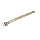 Luggage Tag Straps - 6 Tan Leather - 100/pack