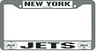 New York Jets Chrome License Plate Frame - SET OF 6 - Sports Merchandise