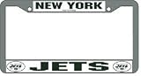 New York Jets Chrome License Plate Frame