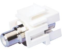 CHANNEL VISION 10-J-IRCA-I Ivory Rca Connector Jack Inserts