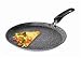 STONELINE ® Crêpes Pfanne, Durchmesser ca. 24 cm, mit Crêpes Roller aus Holz, mit hochwertiger Antihaftbeschichtung, auch für Induktion