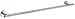 Home Collection 24" L Single Towel Bar - Polished Chrome