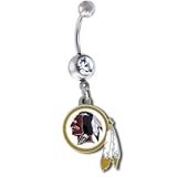 Washington Redskins NFL Sexy Belly Navel Ring
