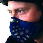 MU2 Contour Face Mask, Royal Blue
