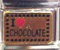 Clearly Charming I Heart Chocolate Italian Charm