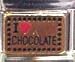 Clearly Charming I Heart Chocolate Italian Charm