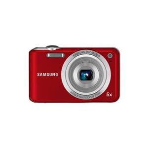 Samsung SL50 10.2 MP Digital Camera with 5X Optical Zoom and 2.5-Inch LCD Display (Red)
