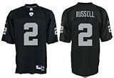 JaMarcus Russell Oakland Raiders #2 Premier Reebok NFL Football Jersey (Black)