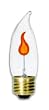 Westinghouse 03657 - 3CA10/FLK/DECOR - 3 Watt Flicker Flame DecorLite Decorative Light Bulb, Medium Base