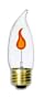 Westinghouse 03657 - 3CA10/FLK/DECOR - 3 Watt Flicker Flame DecorLite Decorative Light Bulb, Medium Base