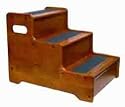 Wood 3 Step Pet Stool