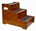 Pet Supplies : Wood 3 Step Pet Stool