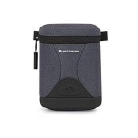 Brenthaven BX2 Camera Lens Case, 5 x 6.5 x 3.5 External Dimensions, Gray.