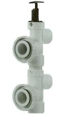 "PacFab 2"", PVC Slide Valve for Sand & D.E. Filters Replaces 261165"