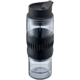 Bodum 16-Ounce Insulated Travel Coffee Press with Rubber Grip, Clear by Bodum