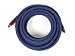 Goodyear Ultima Blue Non-Marking 4500 PSI 3/8" x 100' 250 deg. F Smooth Cover Hose with quick connects