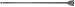 3/4x 13 Long KIK Spade Bit With FISH TAPE tm Feature