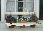 White PVC Window Garden Pot Holder - Large [CAPITOL CITY LUMBER]