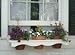 White PVC Window Garden Pot Holder - Medium [CAPITOL CITY LUMBER]
