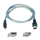 Belkin 3FT IEEE 1394 Firewire 4Pin/6Pin 400 MBPS 28 Awg Ice