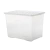 80lt Plastic Storage boxes (Pack of 3)