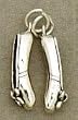 Sterling Silver Ballet Slippers Charm