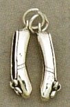 Sterling Silver Ballet Slippers Charm