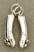 Sterling Silver Ballet Slippers Charm