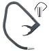 2 pack - Replacement Earhook for Jabra JX10 Bluetooth