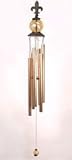 SPI Home Amber  Fleur  de  Lis  Wind  Chime